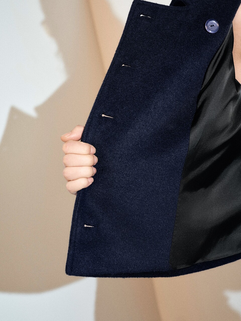 MOTF Short Fitted Lapel Button Decor Jacket Coat Autumn/Winter