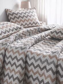 1 Soft Quilted Duvet,Lightweight All-Season Bedding With Fashionable Pattern,Machine Washable,Suitable For Single/Double Beds - Chocolate Brown - View 5