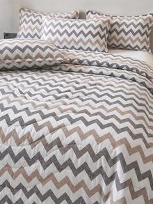 1 Soft Quilted Duvet,Lightweight All-Season Bedding With Fashionable Pattern,Machine Washable,Suitable For Single/Double Beds - Chocolate Brown - View 4