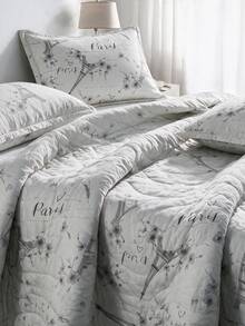1 Soft Quilted Duvet,Lightweight All-Season Bedding With Fashionable Pattern,Machine Washable,Suitable For Single/Double Beds - Navy Blue - View 7