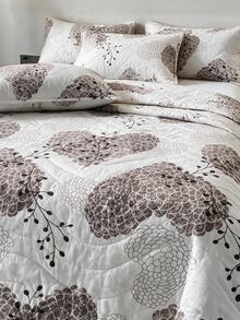 1 Soft Quilted Duvet, Lightweight All-Season Bedding With Fashionable Pattern,Machine Washable,Suitable For Single/Double Beds - Mocha Brown - View 6