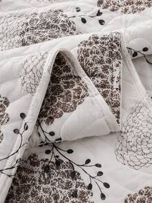 1 Soft Quilted Duvet, Lightweight All-Season Bedding With Fashionable Pattern,Machine Washable,Suitable For Single/Double Beds - Mocha Brown - View 2
