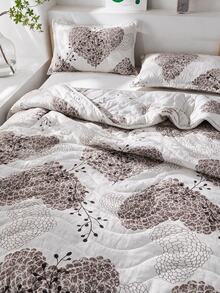 1 Soft Quilted Duvet, Lightweight All-Season Bedding With Fashionable Pattern,Machine Washable,Suitable For Single/Double Beds - Mocha Brown - View 3