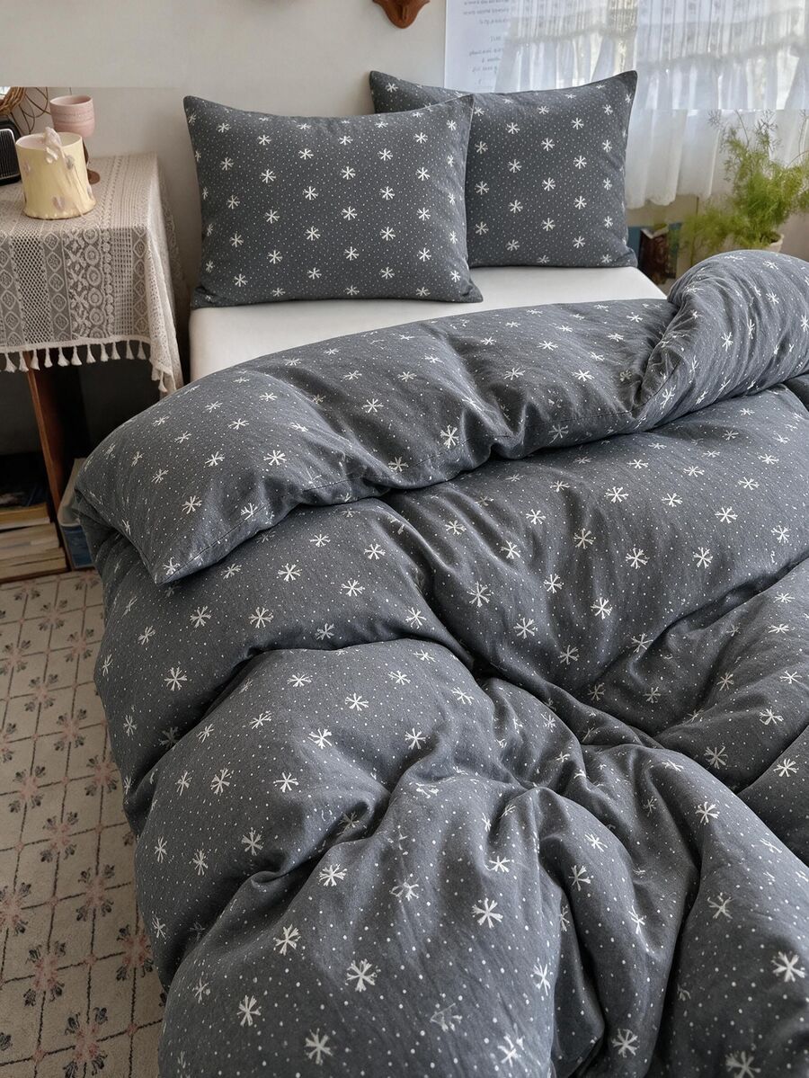أطقم أغطية لحاف OZDEN HOME - رمادي - مشاهدة 1