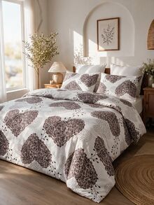 OZDEN HOME Duvet Cover Sets - Mocha Brown - View 3