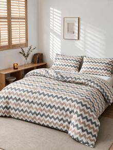 OZDEN HOME Duvet Cover Sets - Coffee Brown - View 3