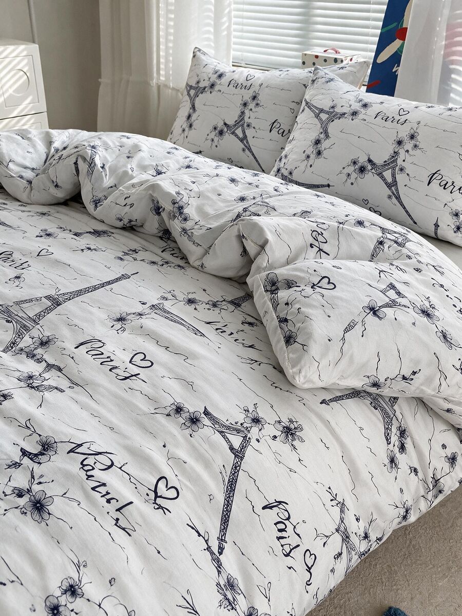 OZDEN HOME Duvet Cover Sets - Navy - View 1