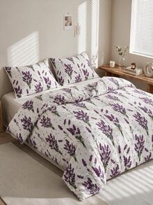 OZDEN HOME Duvet Cover Sets - Lilac Purple - View 3