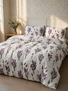 OZDEN HOME Duvet Cover Sets - Lilac Purple - View 5