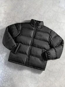 TOKVUE Textured Long Sleeve Zipper Jacket, Autumn/Winter - Black - View 3