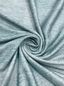 Resyla [Denim Effect] 新品熱銷丹寧效果印花女款修身細肩帶迷你洋裝 - 藍色 - 查看 5