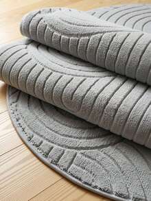 Modern Ivory Area Rug For Living Room | Soft Minimalist Contemporary Carpet Made In Turkey - Light Grey - View 5