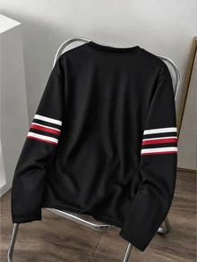 Casuvi Kids Boys Casual Minimalist Long Sleeve T-Shirt - Multicolor - View 2