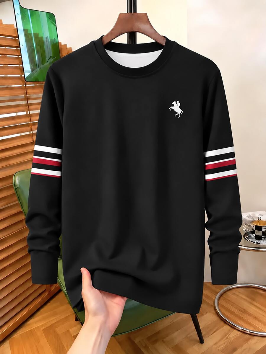 Casuvi Kids Boys Casual Minimalist Long Sleeve T-Shirt - Multicolor - View 1