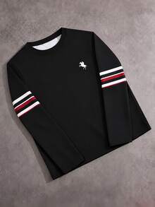 Casuvi Kids Boys Casual Minimalist Long Sleeve T-Shirt - Multicolor - View 10