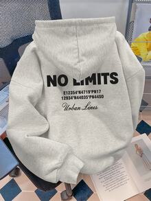 Neovey Men's Pullover Pullover Sweatshirt - Light Grey - View 2