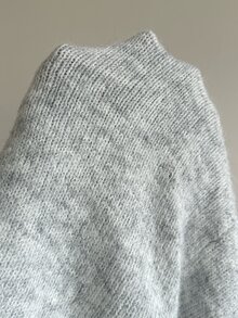 Aloruh Sweater Lengan Panjang Kasual Wanita, Musim Gugur/Dingin - Light Grey - View 9