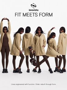 Innovista Innovista Women's Long Sleeve Zip Up Hooded Fleece Lined Sports Dress Loose, Casual, Fall, Winter, Autumn, Gym, Workout, Running, Yoga, Fitness, Athletic - Apricot - View 9