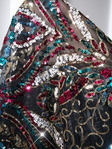 Reflora Plus Size Exquisite Fashion Jacket For Vacation And Daily Wear Christmas - Multicolor - View 8