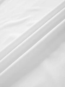 SHEIN [印花設計] 女款字母標語圖案休閒鄉村風圓領短袖T恤，白色夏季好友早午餐禮物 - 白色 - 查看 3