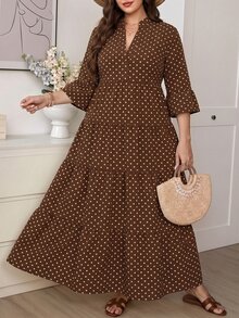 SHEIN CURVE+ Plus Size Dresses, Fall Winter 2026 22W - Multicolor - View 5