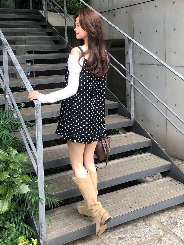 FRIFUL Women's Polka Dot Casual French Cute Versatile Daily Wear Camisole Top Brunch Black And White Polka Dot Summer - Black - View 5