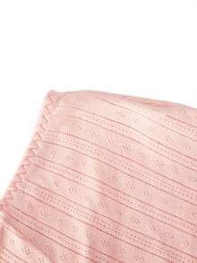 Ocili 5 piezas/paquete Bragas hipster de mujer de algodón 100% puro con tejido jacquard, cómodas, con patchwork, mini encaje y decoración de lazo - Multicolor - Ver 4