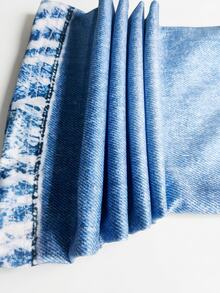 SHEIN [Denim Effect] 4-7歲女童 2件/包（隨機2件）甜美可愛數位印花彈性腰藍色喇叭牛仔褲，適合日常穿著與外出，秋季款 - 彩色 - 查看 7