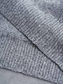 TOKVUE Men's Simple Versatile Long Sleeve Sweater For Daily Wear - Grey - View 6