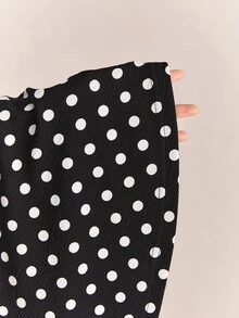 CovetEZ Plus Size Romantic Cute Kawaii All White Black And White Slip A-Line Dress, Summer Party Birthday Wedding - Black - View 8
