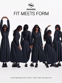 Innovista Innovista Women's Fashion Versatile Zipper Long Sleeve Hooded Sweatshirt - Black - View 8