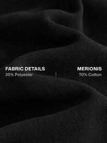 Merionis 男士休閒百搭收口運動長褲 - 黑色 - 查看 5