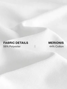 Merionis Kaos Lengan Panjang Polos Kasual Serbaguna untuk Pria - Putih - View 5