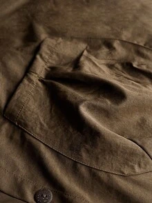 SHEIN LUNE Plus Size Casual Hooded Long Jacket With Large Pockets Fall Winter Cloth For Women Autumn - Brown - View 4
