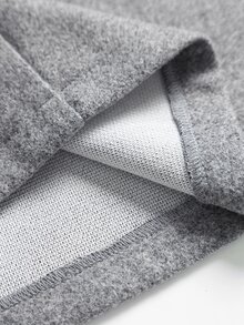 Rometta Plus Size Women's Summer Casual Elegant Commute Office Formal Blazer Lapel Double-Breasted Vest A-Line Long Tweed Skirt 2 Pieces Set Grey White - Grey - View 8