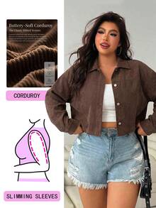 Solflare Women's Plus Size Chocolate Brown Jacket Fall - Chocolate Brown - View 1