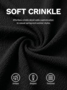 Solflare 大码复古衬衫，配蝴蝶结领、泡泡袖和腰带 - 黑色 - 查看 3