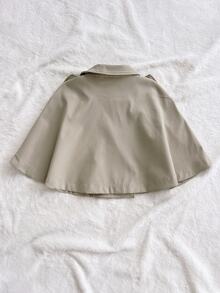 Soleia Women's Solid Color Casual Versatile Daily Travel Shawl Jacket - Apricot - View 2