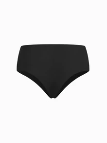 SHEIN Maternity Solid Color Seamless Comfortable Brief - Black - View 4
