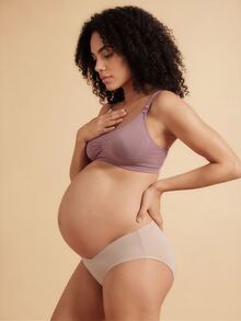 SHEIN Maternity 5pack Solid Panty For Mother - Multicolor - View 3