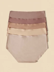 SHEIN Maternity 5pack Solid Panty For Mother - Multicolor - View 8