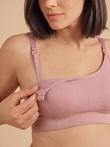 SHEIN 3pcs/Set Pregnant Women Solid Color Casual Comfortable Underwear Without Padding - Multicolor - View 3