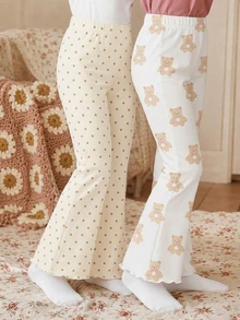 Young Girl Young Girl 2PCS Young Girls Pants - Multicolor - View 5