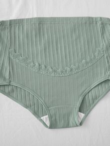 SHEIN 4pack Maternity Contrast Lace Panty For Mother - Multicolor - View 8