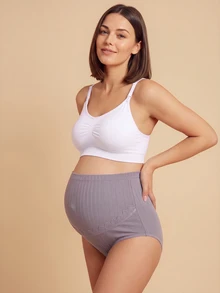 SHEIN 4pack Maternity Contrast Lace Panty For Mother - Multicolor - View 3
