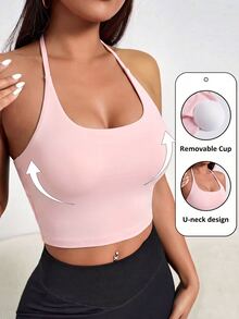 SHEIN Velisys Spring/Summer Girls' Sports Fashion Best-Selling Camisole Tank Top - Multicolor - View 4