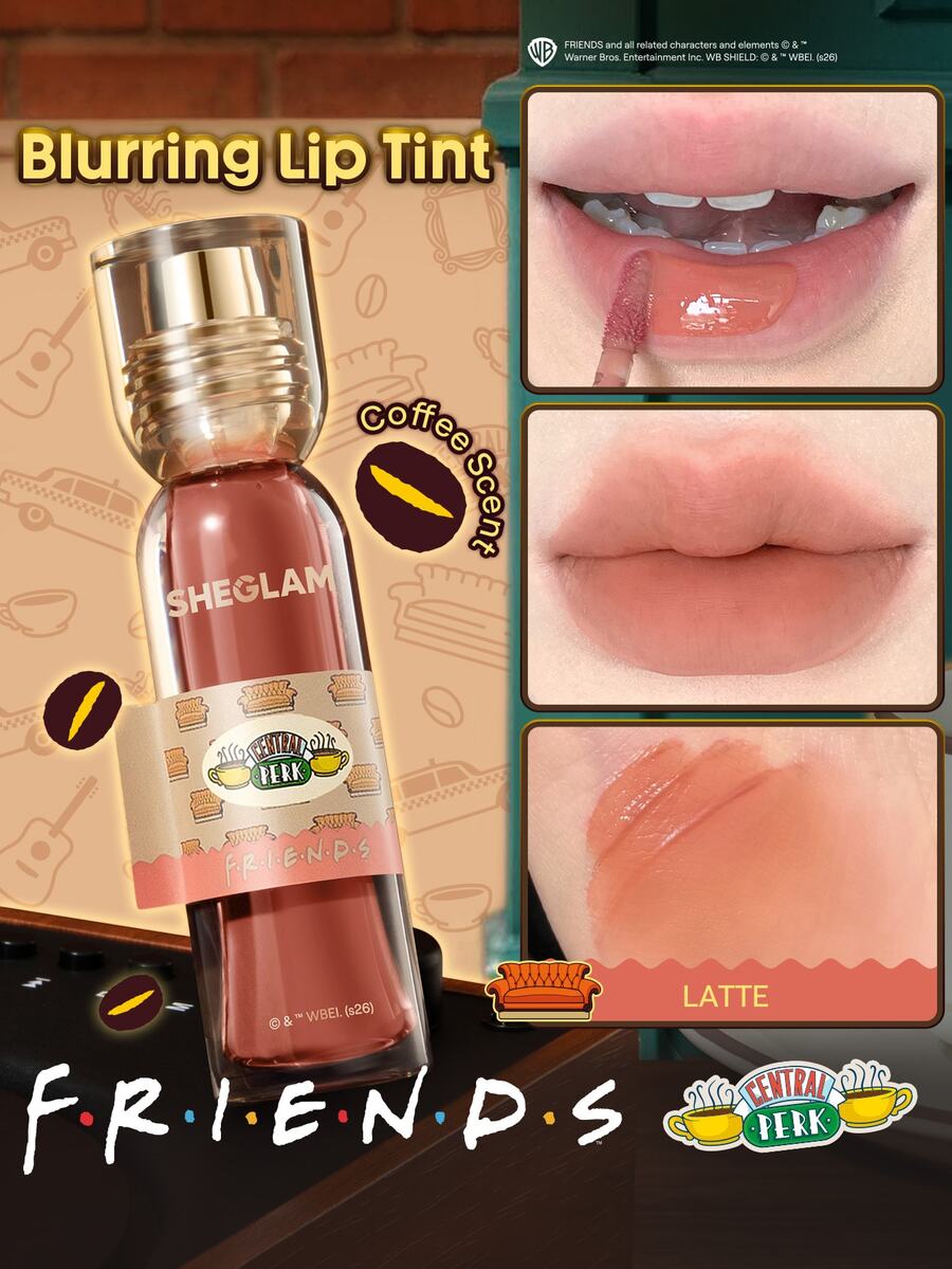 FRIENDS™ | SHEGLAM Central Perk 柔霧唇釉-Latte 品牌美妝化妝品 適合女士與女孩 - Latte - 查看 1