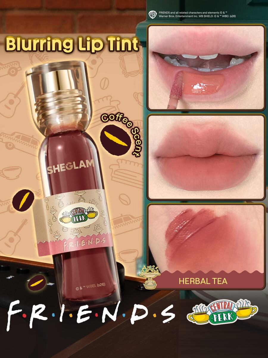 FRIENDS™ | SHEGLAM Central Perk 柔霧唇釉-Herbal Tea 品牌美妝化妝品 適合女士與女孩 - Herbal Tea - 查看 1