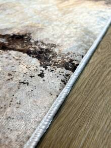 Pinkie Home - 1pc Modern, Luxurious, And Abstract Scandinavian-Style Rug; Textured And Soft, Cream Tones; Suitable For Bathrooms, Kitchens, Entryways, Hallways, Bedside Areas, Living Rooms, And Bedrooms; Machine-Washable Floor Covering; Home Decor. - Mocha Brown - View 4