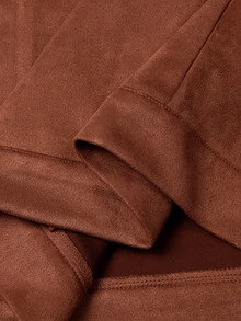 Manfinity CasualCool Men's Casual Solid Color Jacket, Spring/Autumn, Versatile - Brown - View 8